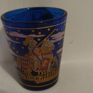 Cobalt blue shot glass